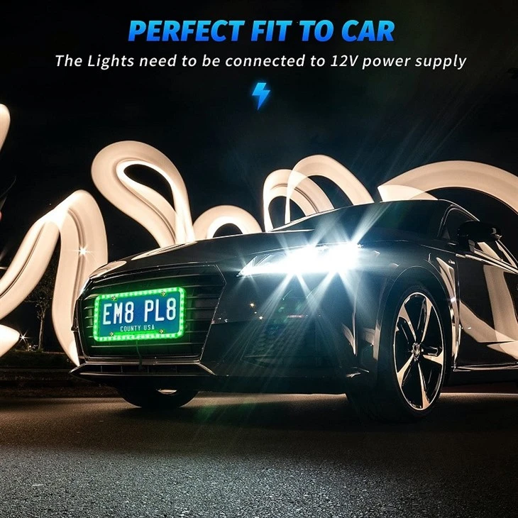 Lighted License Plate Frame